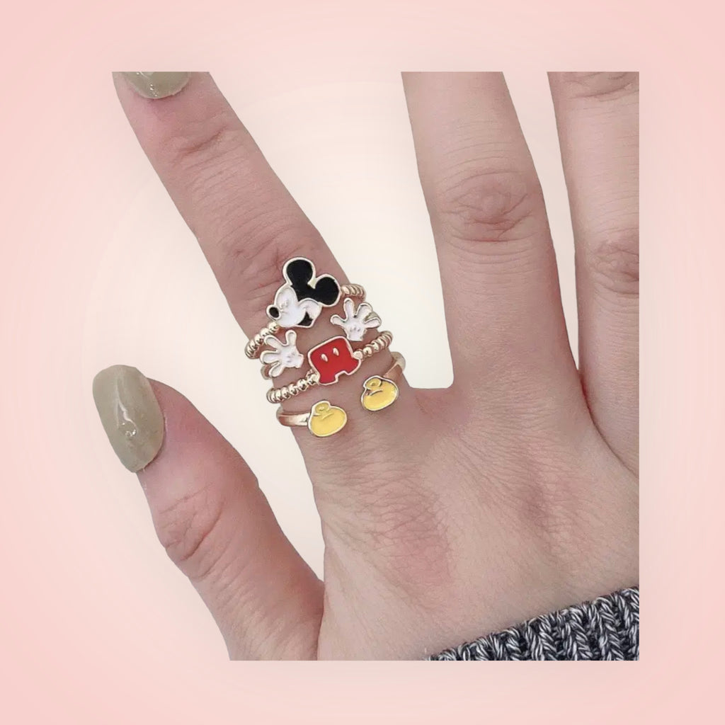 Mickey Mouse stacked ring - Enchantments Co.