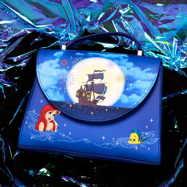 Disney Loungefly Crossbody Bag - Disney Castle Series - The Little Mermaid  Ariel Castle Crossbody