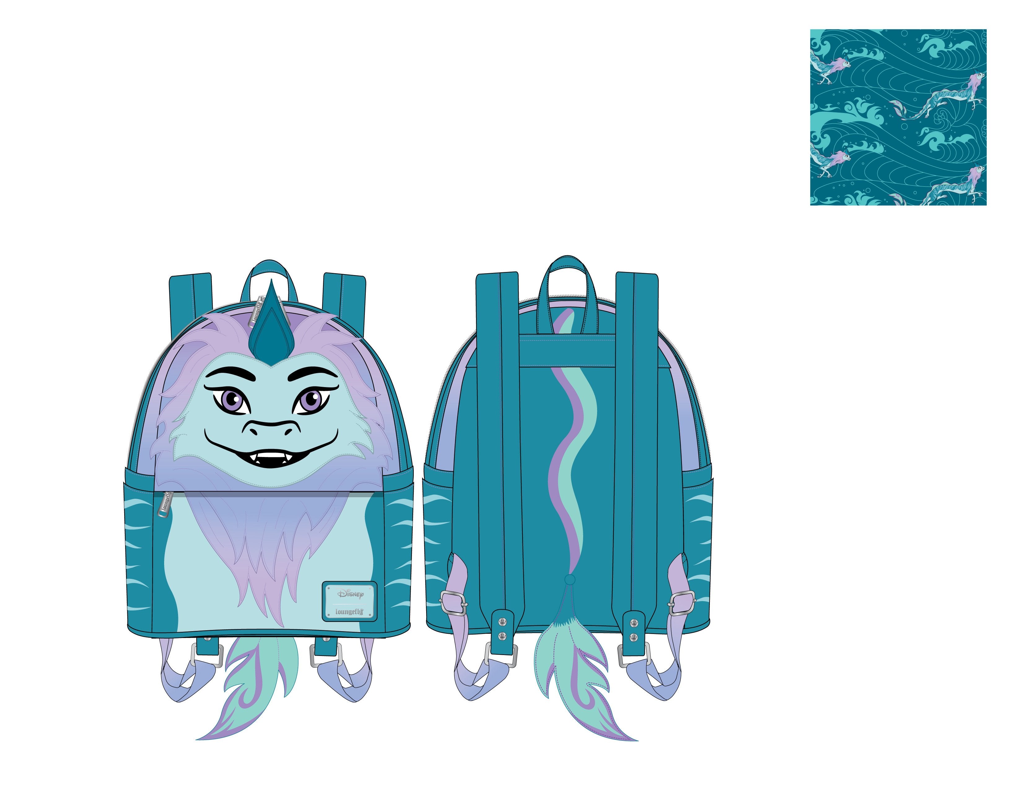 Loungefly DISNEY RAYA AND THE LAST DRAGON SISU MINI Backpack – Enchantments  Co.